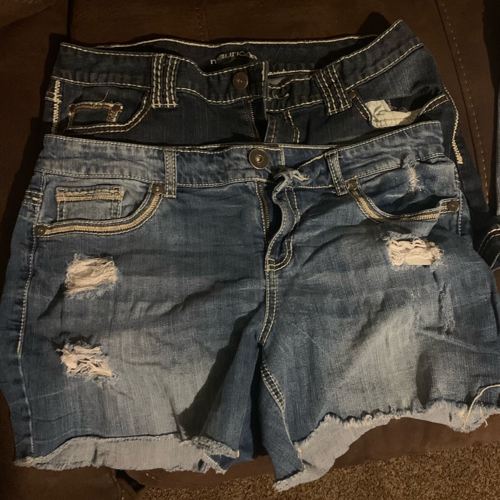 2 Pair of Jean shorts size 14